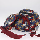 Valentino Backpack Nylon Blue Red Auth bs37834A-5