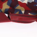 Valentino Backpack Nylon Blue Red Auth bs37834A-7