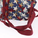 Valentino Backpack Nylon Blue Red Auth bs37834A-9