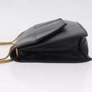 Saint Laurent Betty Chain Shoulder Bag Leather Black Gold 314515 Auth bs37835-5
