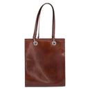 Cartier PANTHERE Tote Bag Patent Brown Silver Auth bs37838-2