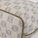LOEWE Anagram Tote Bag PVC Leather Gray Gold Tone Auth bs37839-12