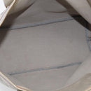 LOEWE Anagram Tote Bag PVC Leather Gray Gold Tone Auth bs37839-19
