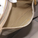 LOEWE Anagram Tote Bag PVC Leather Gray Gold Tone Auth bs37839-24