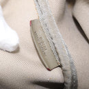 LOEWE Anagram Tote Bag PVC Leather Gray Gold Tone Auth bs37839-25