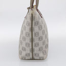 LOEWE Anagram Tote Bag PVC Leather Gray Gold Tone Auth bs37839-5