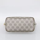 LOEWE Anagram Tote Bag PVC Leather Gray Gold Tone Auth bs37839-9