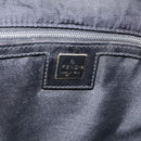 FENDI Zucca Canvas Tote Bag Black Silver Auth bs37843-14