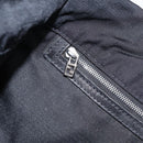 FENDI Zucca Canvas Tote Bag Black Silver Auth bs37843-18