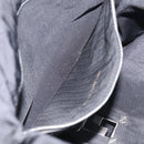 FENDI Zucca Canvas Tote Bag Black Silver Auth bs37843-19