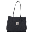 FENDI Zucca Canvas Tote Bag Black Silver Auth bs37843-2