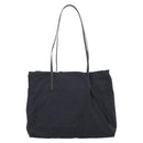 FENDI Zucca Canvas Tote Bag Black Silver Auth bs37843-3