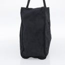 FENDI Zucca Canvas Tote Bag Black Silver Auth bs37843-4