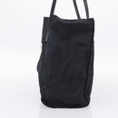 FENDI Zucca Canvas Tote Bag Black Silver Auth bs37843-5