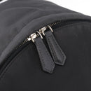 FENDI Monster Backpack Nylon Black Silver 7VZ012 Auth bs37844-18
