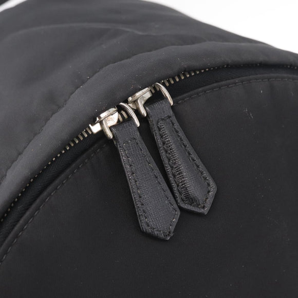 FENDI Monster Backpack Nylon Black Silver 7VZ012 Auth bs37844