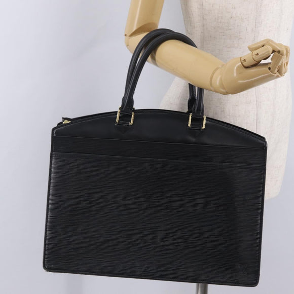 LOUIS VUITTON Epi Riviera Hand Bag Black M48182 LV Auth bs37846