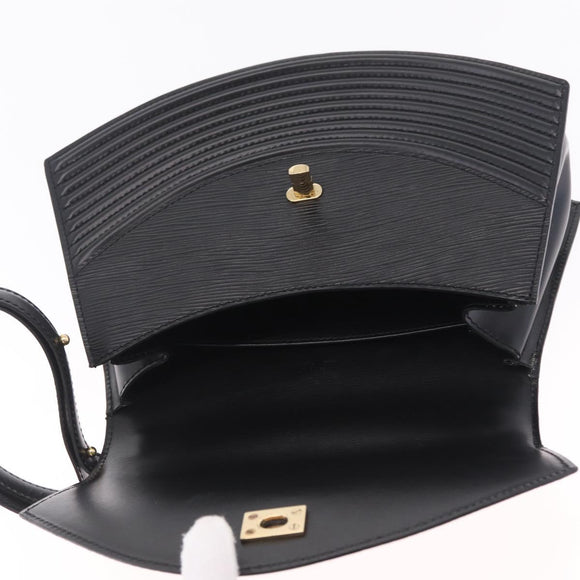 LOUIS VUITTON Epi Tilsitt Hand Bag Black M52482 LV Auth bs37847
