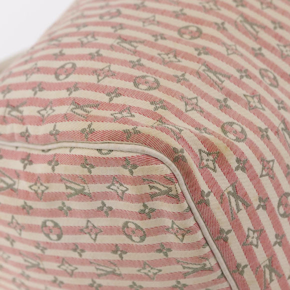 LOUIS VUITTON Monogram Mini Lin Croisette Speedy 30 Bag Pink M95501 Auth bs37848A