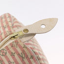 LOUIS VUITTON Monogram Mini Lin Croisette Speedy 30 Bag Pink M95501 Auth bs37848A-18