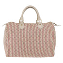 LOUIS VUITTON Monogram Mini Lin Croisette Speedy 30 Bag Pink M95501 Auth bs37848A-2