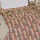LOUIS VUITTON Monogram Mini Lin Croisette Speedy 30 Bag Pink M95501 Auth bs37848A-4