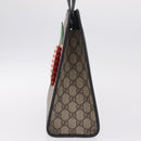 GUCCI GG Supreme Childrens Apple Hand Bag PVC Beige 648797 Auth bs37851-4