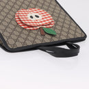 GUCCI GG Supreme Childrens Apple Hand Bag PVC Beige 648797 Auth bs37851-6