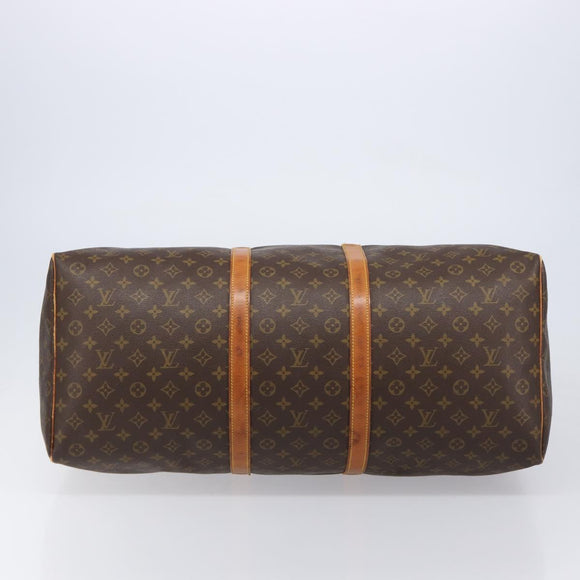 LOUIS VUITTON Monogram Keepall 60 Boston Bag M41422 LV Auth bs37853