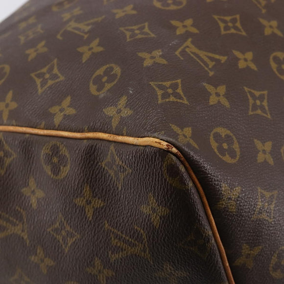 LOUIS VUITTON Monogram Keepall 60 Boston Bag M41422 LV Auth bs37853