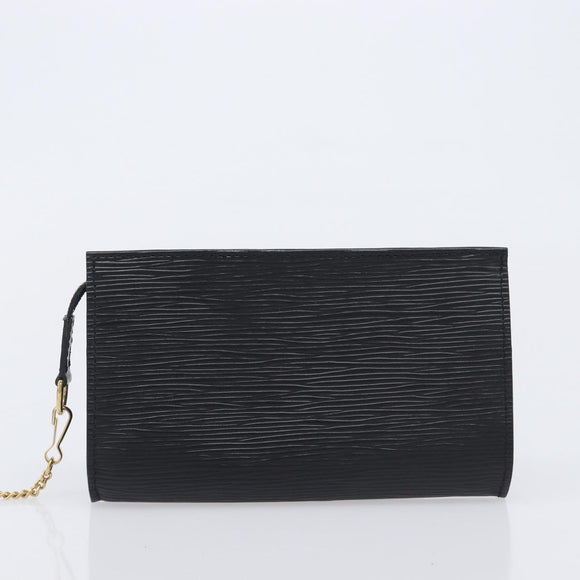 LOUIS VUITTON Epi Bucket PM Hand Bag SPO Black M58992 LV Auth bs37854A