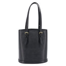 LOUIS VUITTON Epi Bucket PM Hand Bag SPO Black M58992 LV Auth bs37854A-3