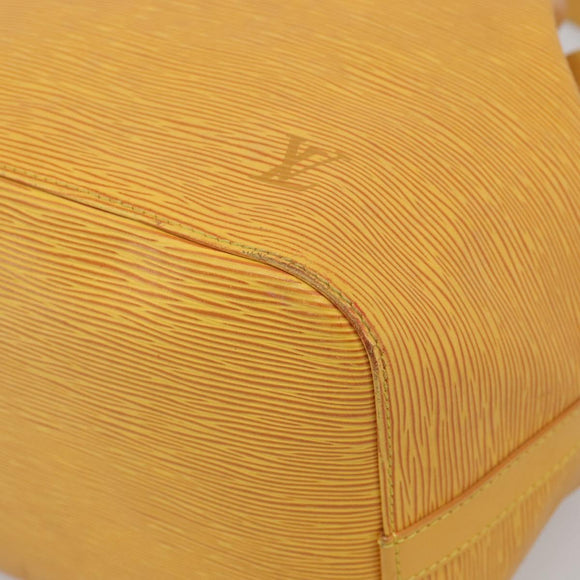 LOUIS VUITTON Epi Petit Noe Shoulder Bag Tassili Yellow M44109 LV Auth bs37856