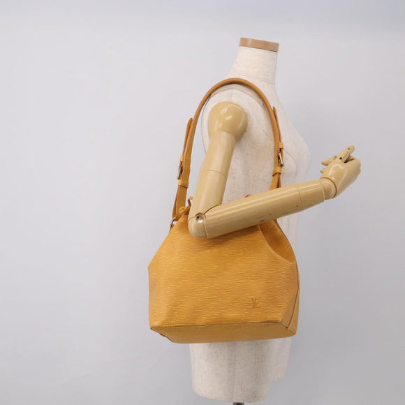 LOUIS VUITTON Epi Petit Noe Shoulder Bag Tassili Yellow M44109 LV Auth bs37856