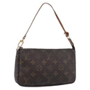 LOUIS VUITTON Monogram Pochette Accessoires Pouch M51980 LV Auth bs37857-1