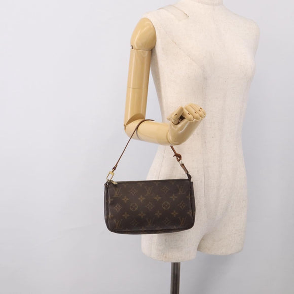 LOUIS VUITTON Monogram Pochette Accessoires Pouch M51980 LV Auth bs37857