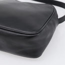Salvatore Ferragamo Gancini Shoulder Bag Leather Black Gold Tone Auth bs37862-10