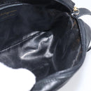 Salvatore Ferragamo Gancini Shoulder Bag Leather Black Gold Tone Auth bs37862-17