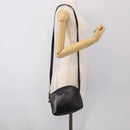 Salvatore Ferragamo Gancini Shoulder Bag Leather Black Gold Tone Auth bs37862-21