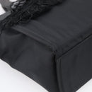 PRADA Hand Bag Nylon Black Silver Auth bs37868-13