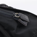 PRADA Hand Bag Nylon Black Silver Auth bs37868-14