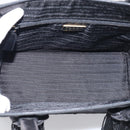 PRADA Hand Bag Nylon Black Silver Auth bs37868-17