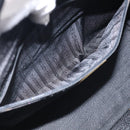 PRADA Hand Bag Nylon Black Silver Auth bs37868-21