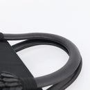 PRADA Hand Bag Nylon Black Silver Auth bs37868-8