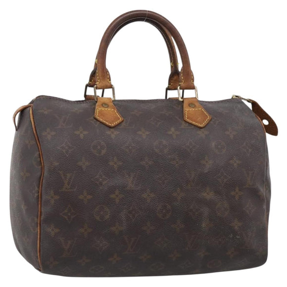 LOUIS VUITTON Monogram Speedy 30 Hand Bag M41526 LV Auth bs37871