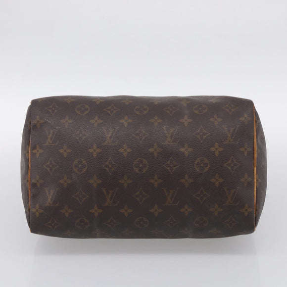 LOUIS VUITTON Monogram Speedy 30 Hand Bag M41526 LV Auth bs37871