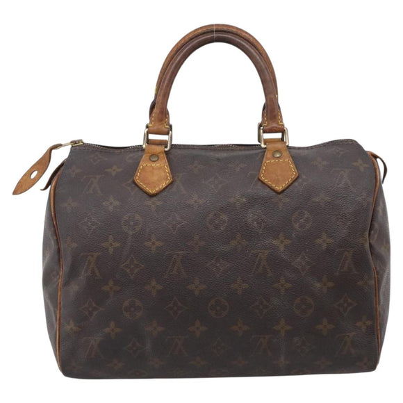 LOUIS VUITTON Monogram Speedy 30 Hand Bag M41526 LV Auth bs37871