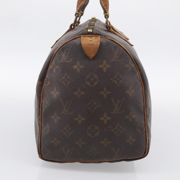 LOUIS VUITTON Monogram Speedy 30 Hand Bag M41526 LV Auth bs37871