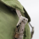 PRADA Backpack Nylon Green Silver Auth bs37872-17