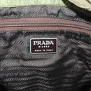 PRADA Backpack Nylon Green Silver Auth bs37872-18